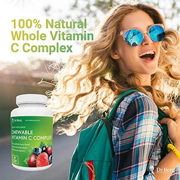 Dr. Bergs Vitamin C Complex Whole Food 60 Chewable 100% Natura...