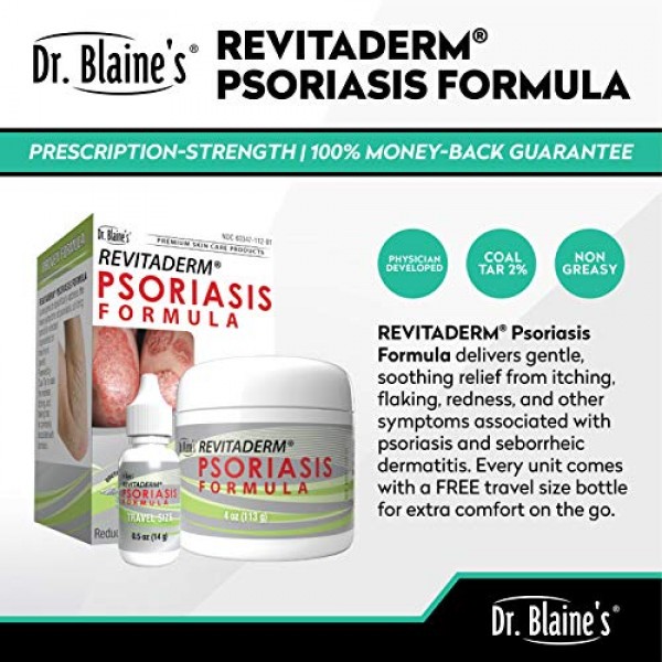 Dr. Blaine’s REVITADERM Psoriasis Formula - Soothing Topical Crea...