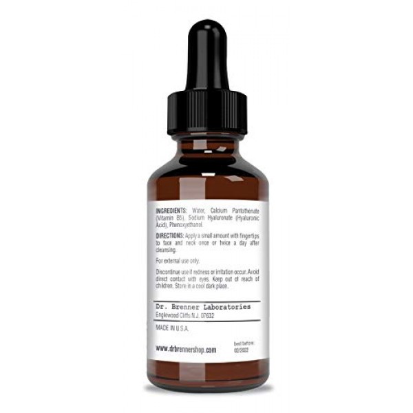 2 oz. Hyaluronic Acid Serum For Skin, Made with 100% Pure Hyaluro...