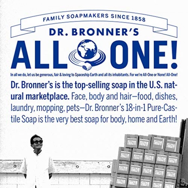 Dr. Bronners - Pure-Castile Liquid Soap Baby Unscented, 32 Ounce...