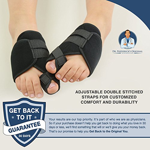Dr. Fredericks Original Nighttime Bunion Splints - 2 Double-Stit...