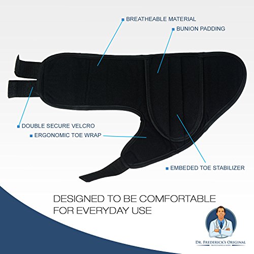 Dr. Fredericks Original Nighttime Bunion Splints - 2 Double-Stit...