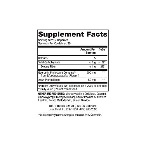 Dr. Mercola Quercetin & Pterostilbene Advanced Dietary Supplement...