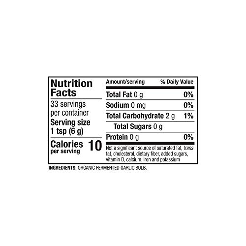 Dr. Mercola Solspring Organic Fermented Black Garlic Puree, about...