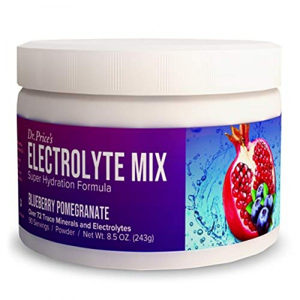 Electrolyte Mix Supplement Powder, 90 Servings, 72 Trace Minerals...