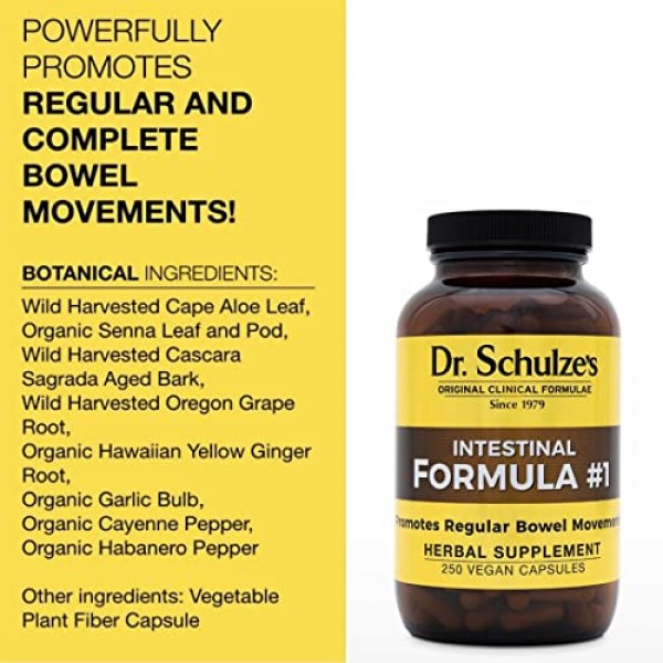 Dr. Schulzes Intestinal Formula #1 | All Natural Bowel Cleanse |...