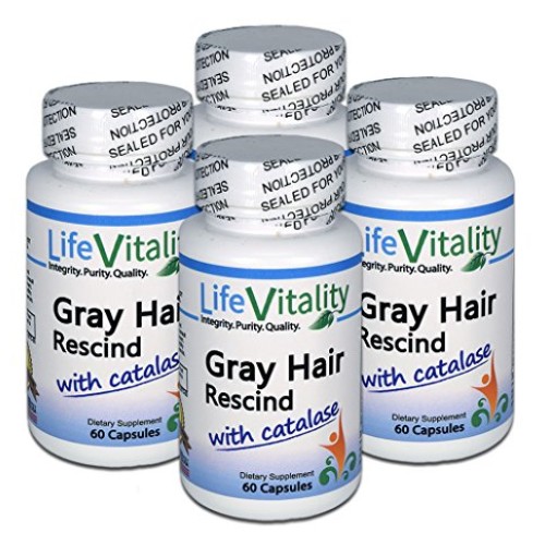 New Label! Gray Hair Rescind by Life Vitality Makes Gray Hair Go ...