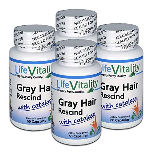 New Label! Gray Hair Rescind by Life Vitality Makes Gray Hair Go ...