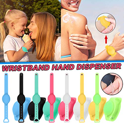 Hand Sanitizer Dispensing Portable Bracelet Wristband Hand Dispen...