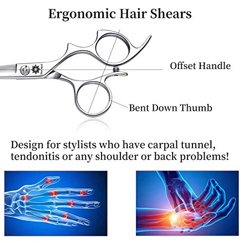 Dream Reach 6.0 inches Hair Scissors/Shears Set – Barber Shears S...