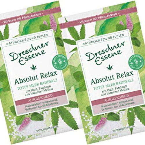 2x60 g Dresdner Essenz Bath Salts - Absolutely Relax - Pure natur...