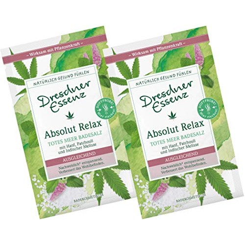 2x60 g Dresdner Essenz Bath Salts - Absolutely Relax - Pure natur...