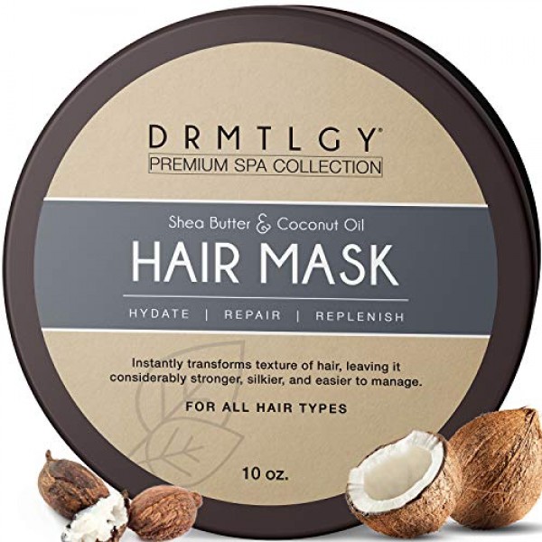 DRMTLGY Hair Mask with Shea Butter and Fractionated Coconut Oil. ...