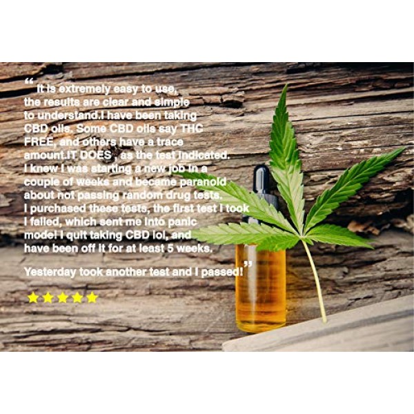 2 Pack - DrugExam Made in USA Most Sensitive Marijuana THC 15 ng/...