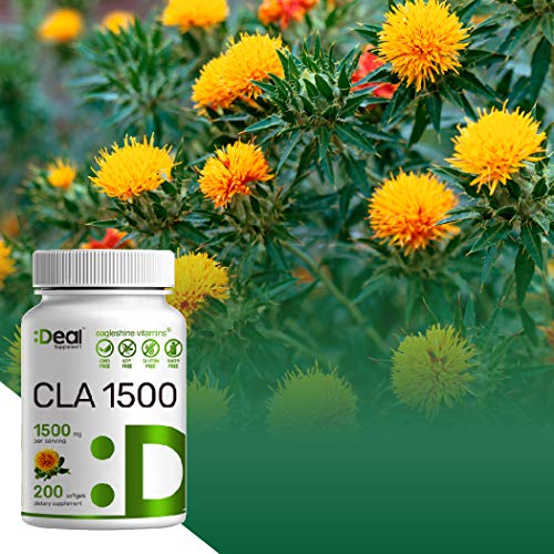 Deal Supplement CLA 1500mg Per Serving, 200 Softgels, Super Extra...
