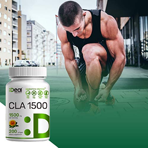 Deal Supplement CLA 1500mg Per Serving, 200 Softgels, Super Extra...
