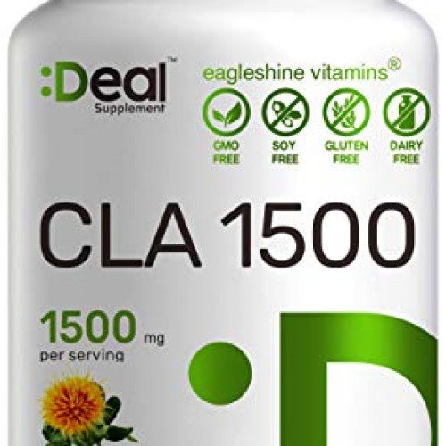 Deal Supplement CLA 1500mg Per Serving, 200 Softgels, Super Extra...