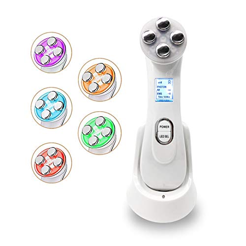 5 IN 1 High Frequency Skin Tightening Device Firming Facial Lifti...