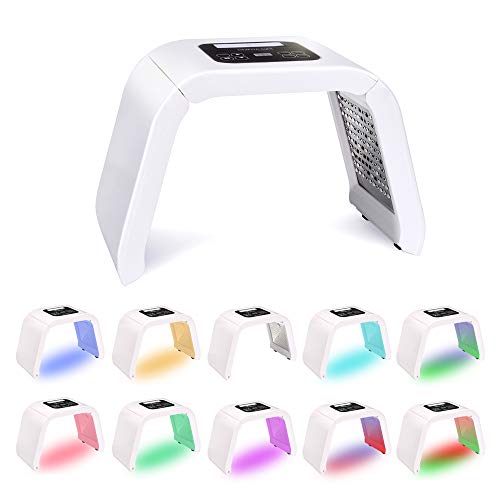 7 Color Led Face Light-Therapy Mask Skin Tightening Beauty Machin...