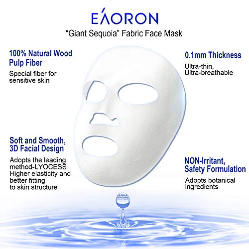 EAORON Facial Mask Hyaluronic Acid Collagen Face Mask, EAORON Mas...