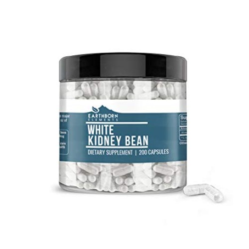 White Kidney Bean Extract, 200 Capsules, 1840 mg Serving, No Rice...