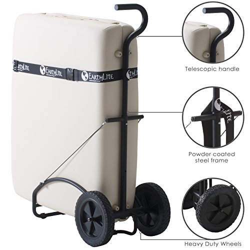 EARTHLITE Massage Table Traveler Cart - Sturdy Massage Table Plat...