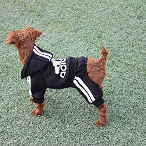BONDOGLAND Winter Puppy Hoodie for Small Dogs Boy Girl Warm Coat ...