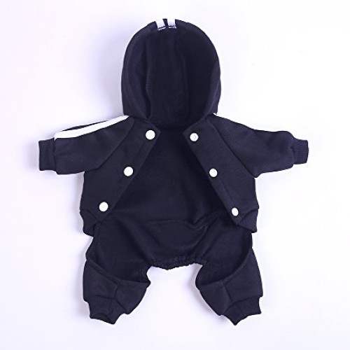 BONDOGLAND Winter Puppy Hoodie for Small Dogs Boy Girl Warm Coat ...