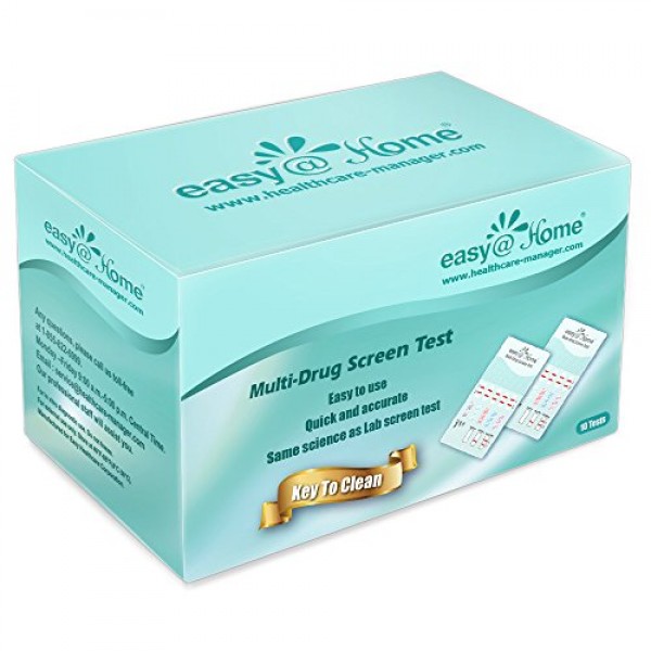 10 Pack Easy@Home 10 Panel Instant Drug Test Kits Including BUP -...