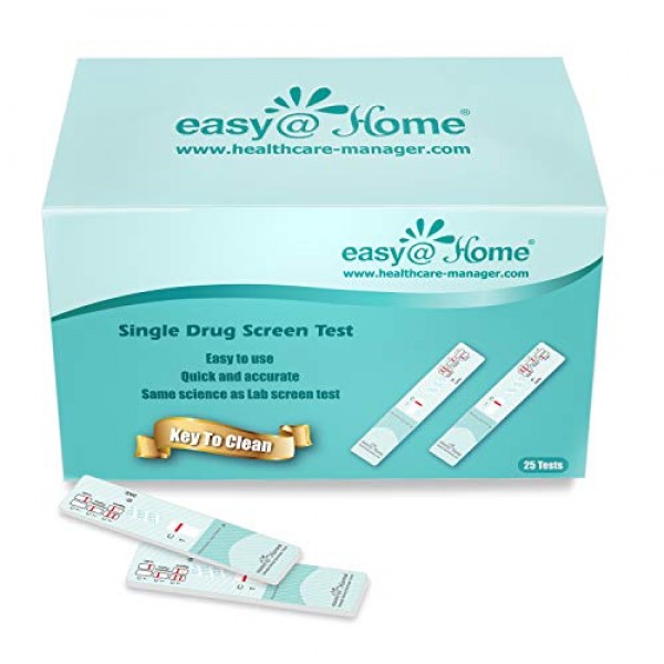25 Pack Easy@home Single Panel Test Kit THC - #EDTH-114