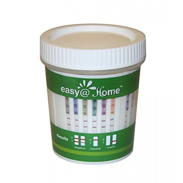 5 Pack Easy@Home Drug Test Cup for 5 Popular Drug Tests Marijuana...