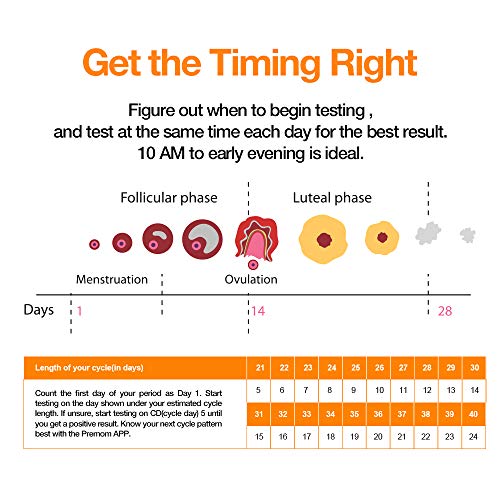 Easy@Home 30 Ovulation Predictor Kit Test Sticks - Midstream Fert...