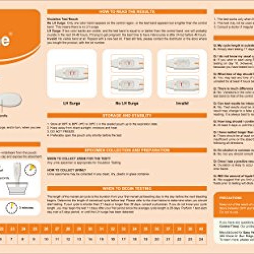 Easy@Home 30 Ovulation Predictor Kit Test Sticks - Midstream Fert...