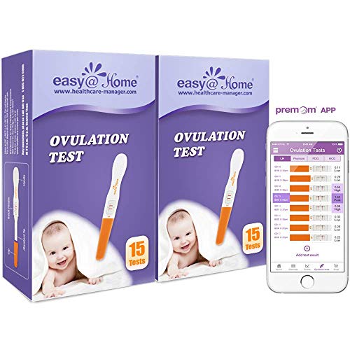 Easy@Home 30 Ovulation Predictor Kit Test Sticks - Midstream Fert...