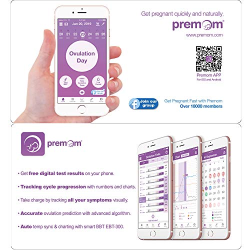 Easy@Home Ovulation Test Strips, 50 Pack Fertility Tests, Ovulati...