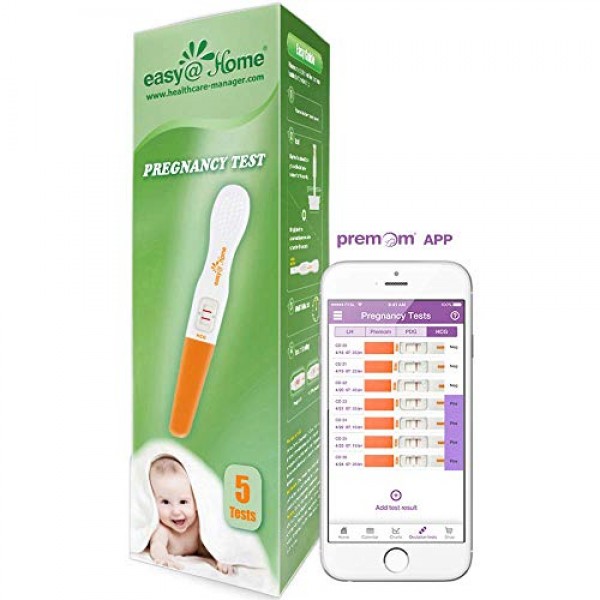 Easy@Home Pregnancy Test Early Detection,5 Pack Accurate and Earl...