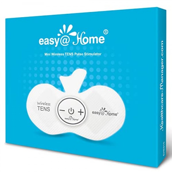 Easy@Home Rechargeable Compact Wireless TENS Unit - 510K Cleared,...