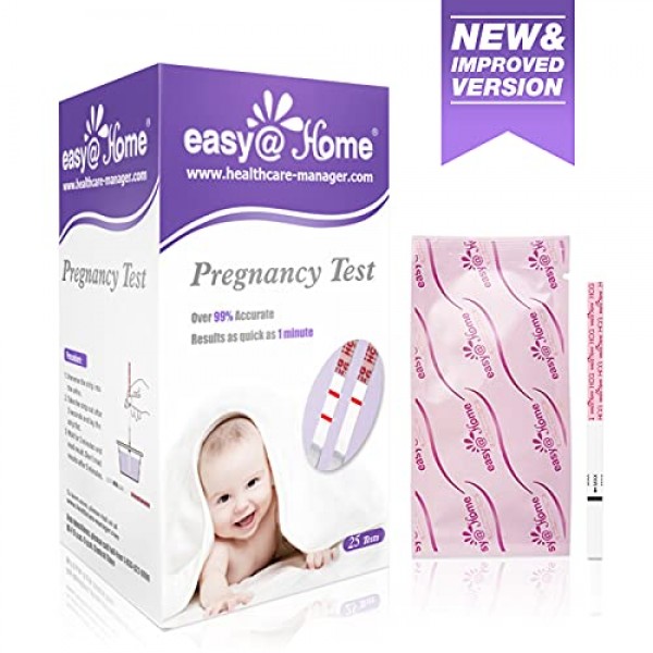 Pregnancy Test Strips for Early Detection, Fertility Test Kit, 25...