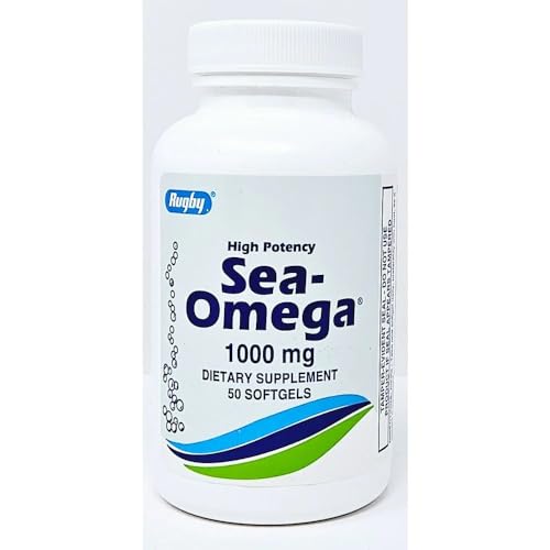High Potency Rugby 1000mg Natural Deep Sea Hiccupsless Fish Oil O...