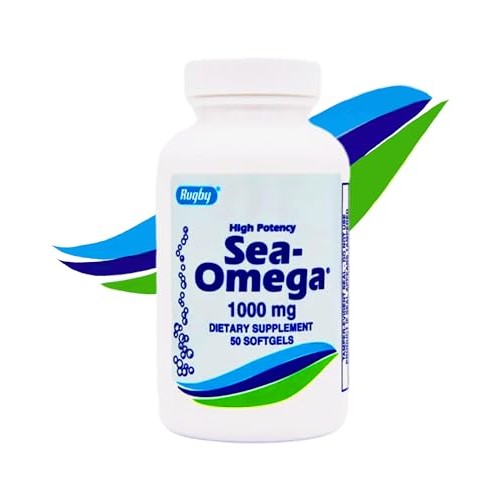 High Potency Rugby 1000mg Natural Deep Sea Hiccupsless Fish Oil O...