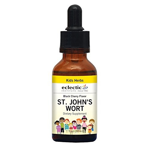Eclectic Institute Kids Herbs, St. Johns Wort, Black Cherry Flav...
