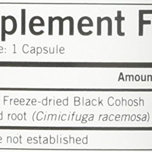 Eclectic Institute Raw Fresh Freeze-Dried Black Cohosh, 90 Non-GM...