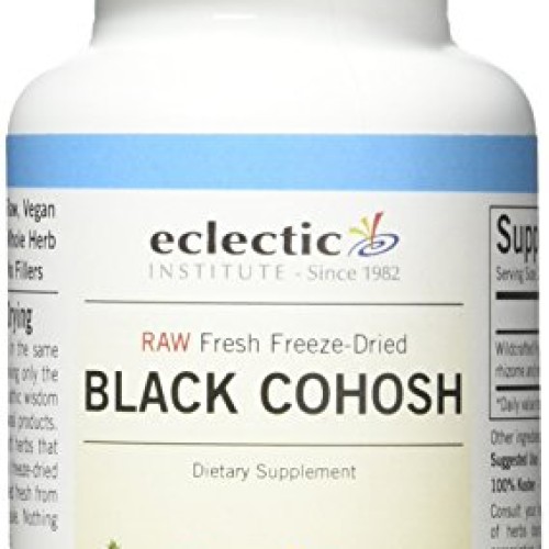 Eclectic Institute Raw Fresh Freeze-Dried Black Cohosh, 90 Non-GM...