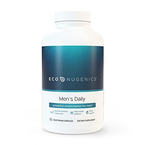 EcoNugenics Men’s Longevity Essentials Plus - Daily Multivitamin ...