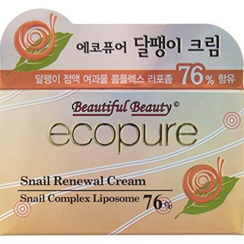 KOREAN COSMETICS, Danahan, Eco Pure Snail Renewal Cream 50ml ant...