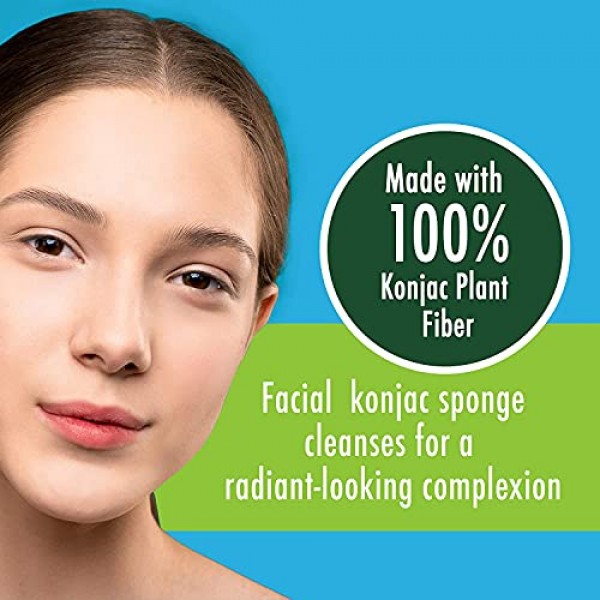 EcoTools Facial Konjac Charcoal Sponge Removes Excess Oils Scrubb...
