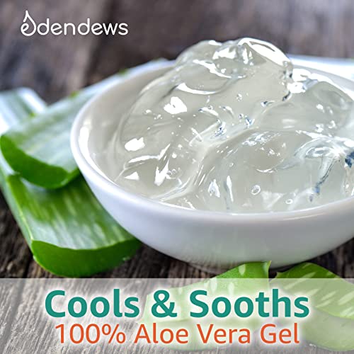 Eden Dews Travel-Size Aloe Vera Gel for Dry Skin 100% Pure & Natu...