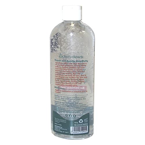 Eden Dews Travel-Size Aloe Vera Gel for Dry Skin 100% Pure & Natu...