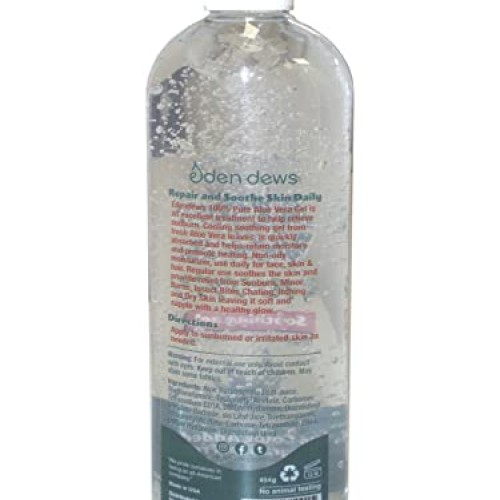 Eden Dews Travel-Size Aloe Vera Gel for Dry Skin 100% Pure & Natu...