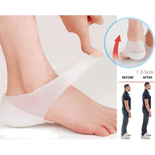 Egmystic Concealed Footbed Enhancers, Silicone Invisible Increase...